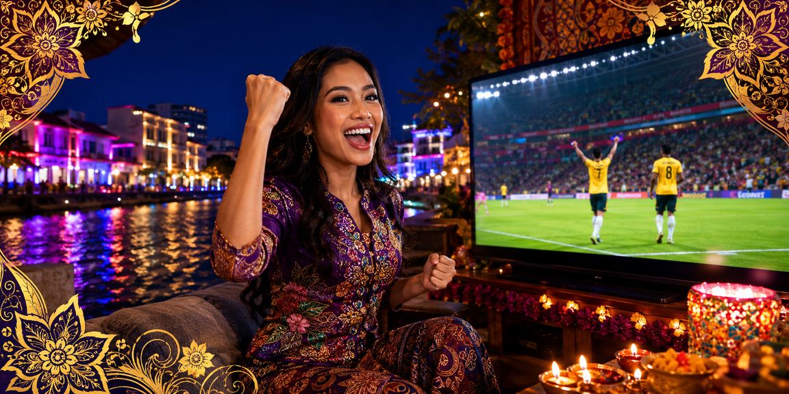 Pertaruhan sukan bolasepak dengan corak batik Melaka di platform cs50