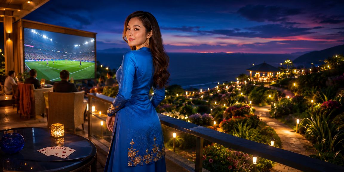 Wanita berbaju kurung Malaysia membuat taruhan bola sepak langsung melalui platform cs50