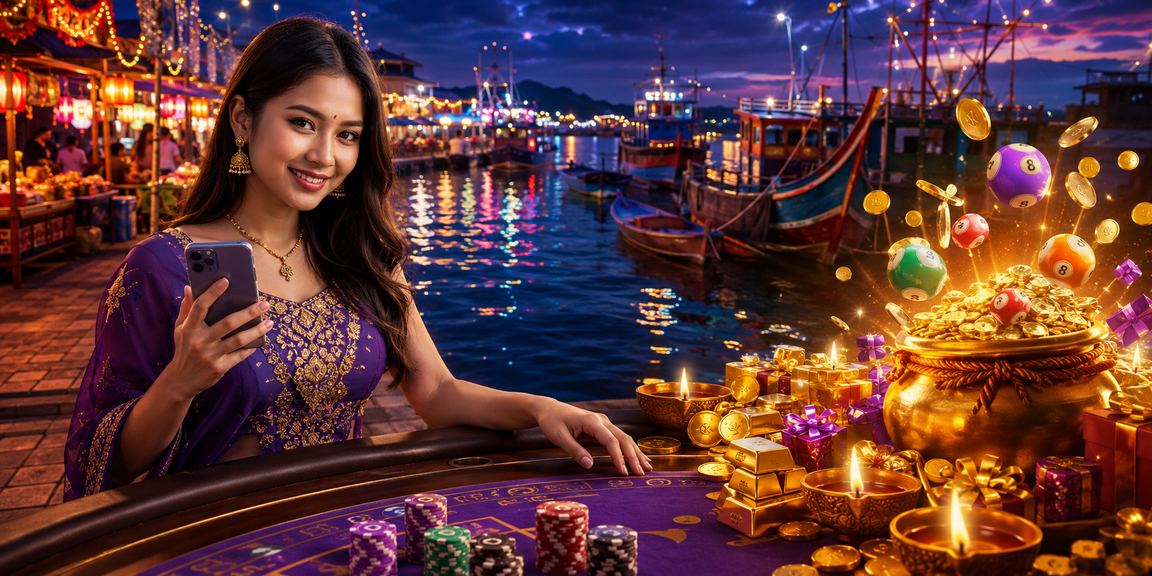 Pengguna Malaysia menyertai loteri dalam talian melalui platform cs50 dengan antara muka Melayu